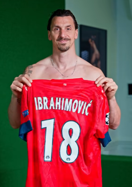 MegaPSG_'s tweet photo. Zlatan Ibrahimović sur Tiktok 🫡