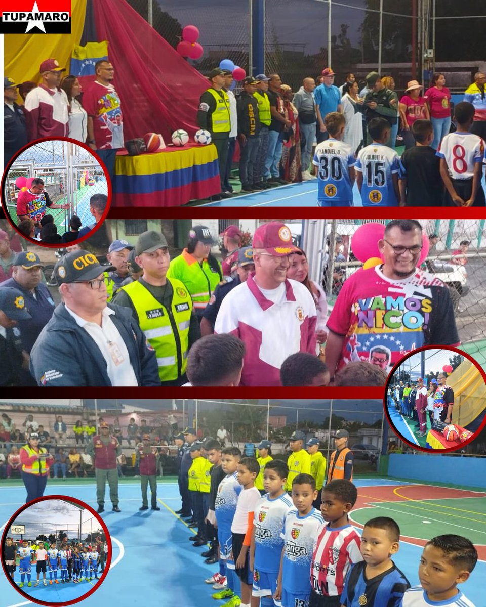 📌 Nuestro camarada Julio Portilla candidato a la alcaldía del municipio Sucre estado Zulia acompañó la inauguración de la cancha deportiva " El Santuario" un espacio deportivo que busca integrar a todos e incentivar el respeto y la disciplina entre niños y jóvenes.
