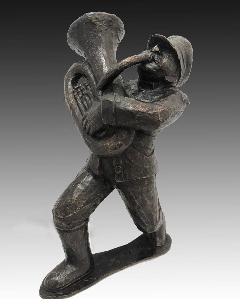 Celebrating a Legend! 

As Krishen Khanna enters his 101st year, we celebrate not just an artist — but a century of storytelling through form, faith, and feeling.

Sharing from my personal collection, a powerful bronze sculpture from his iconic “Band Wala” series — a tribute to