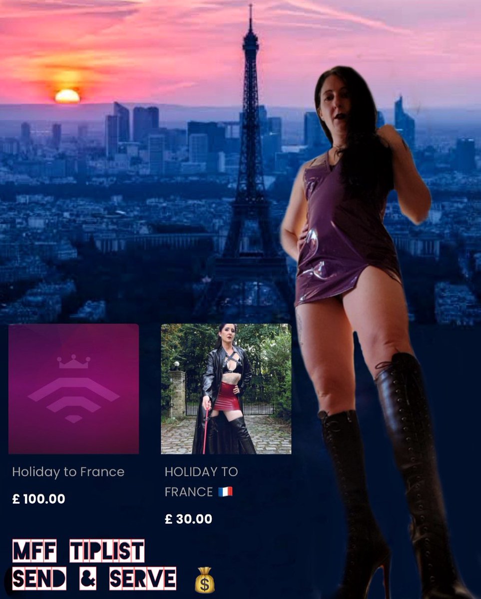 MFF Creative slave (@mfflifemff) on Twitter photo Mistress <a href="/Cindy3lys/">πΈπππππππ π±ππππ π±πππππ Est. 2017</a> ~ <a href="/MistressFFatale/">βππππͺ πΎππππππ£π πππ πππ€π₯π£ππ€π€</a>
π¬π§ HOLIDAY TO FRANCE π«π·
SEND & SERVE : ππππ
tipfunder.com/MistressFemmeFβ¦ Mistress <a href="/Cindy3lys/">πΈπππππππ π±ππππ π±πππππ Est. 2017</a> ~ <a href="/MistressFFatale/">βππππͺ πΎππππππ£π πππ πππ€π₯π£ππ€π€</a>
π¬π§ HOLIDAY TO FRANCE π«π·
SEND & SERVE : ππππ
tipfunder.com/MistressFemmeFβ¦
