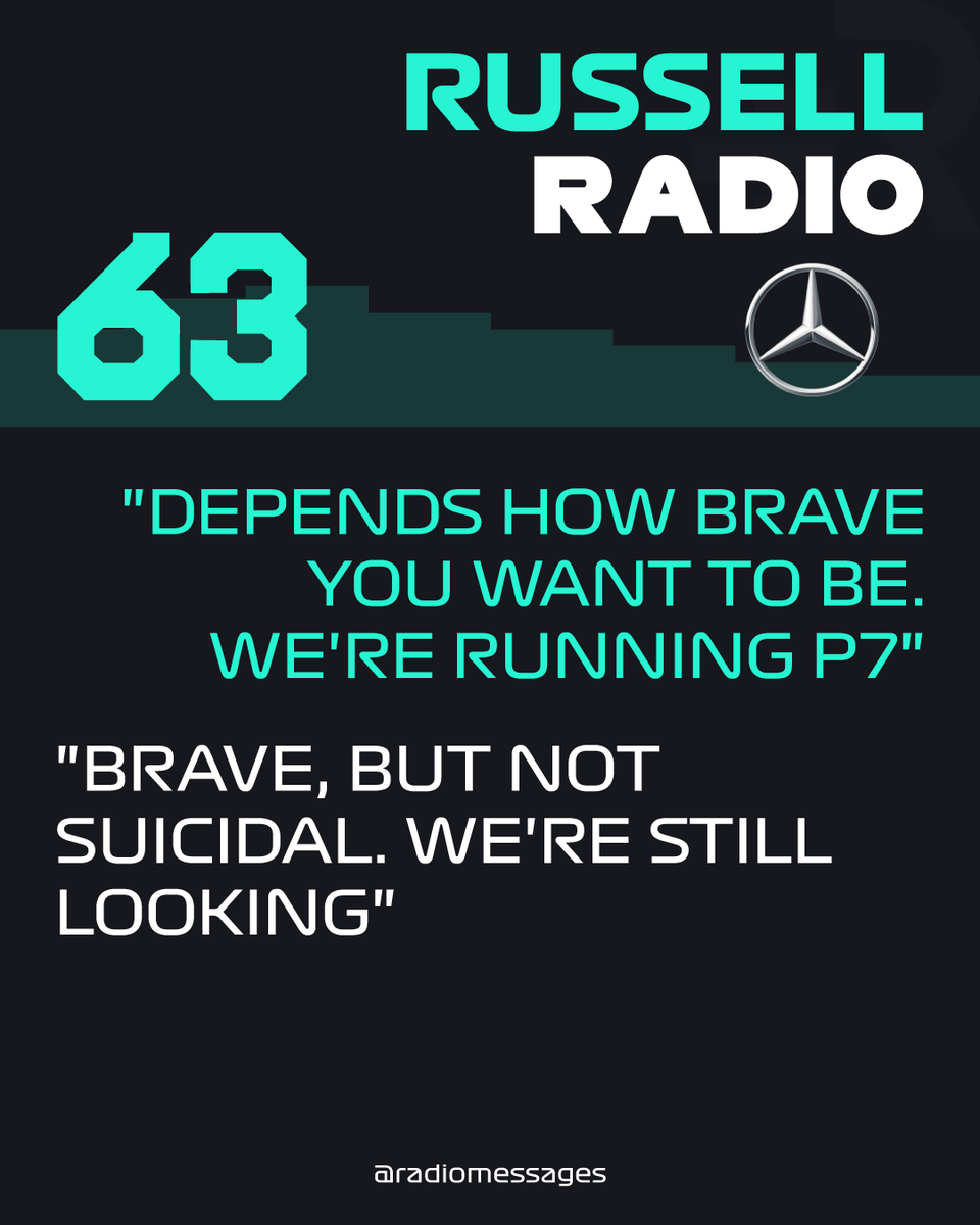 Russell: "This might be my final transmission." 🫡 #BritishGP #F1