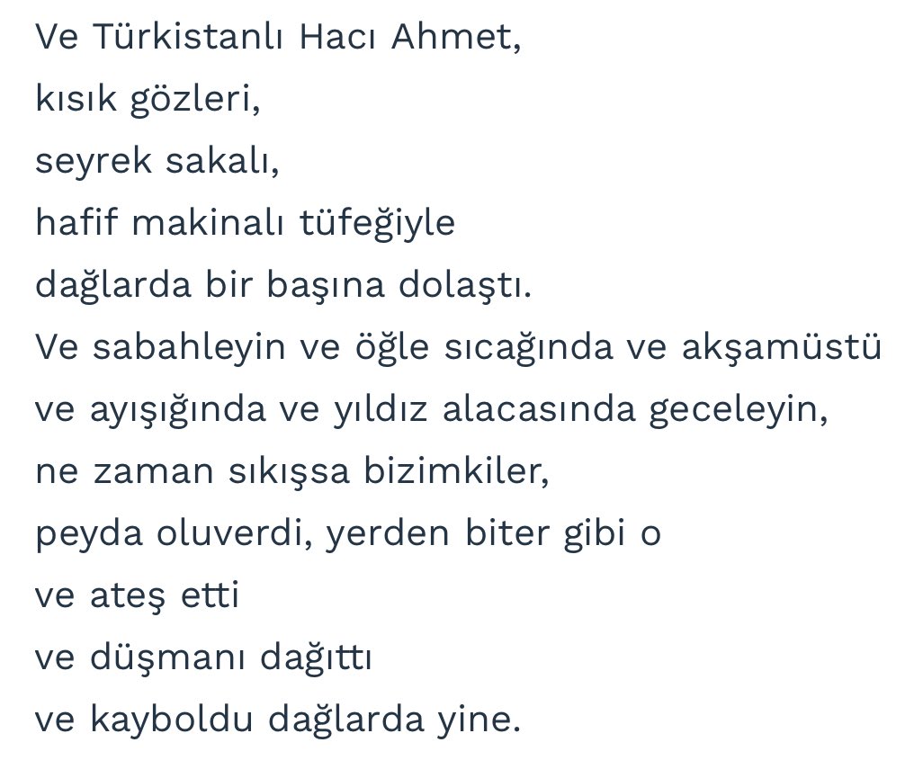 Biliyor muydunuz?

1. D.S Hicaz Cephesi’nden çekilmek zorunda kalan Osmanlı ordusu, yanında bir grup Türkistanlı gönüllüyü de Anadolu’ya getirdi.

Bu Türkistanlılar, İstiklal Harbi’nin Güney Cephesi’nde Anadolu Türkleriyle birlikte savaştı. Nazım Hikmet’in Kuvayı Milliye