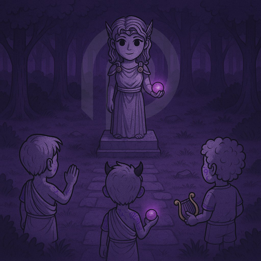 PytheniansNFT's tweet image. We stand before Pythia. Pythia provides.🔮