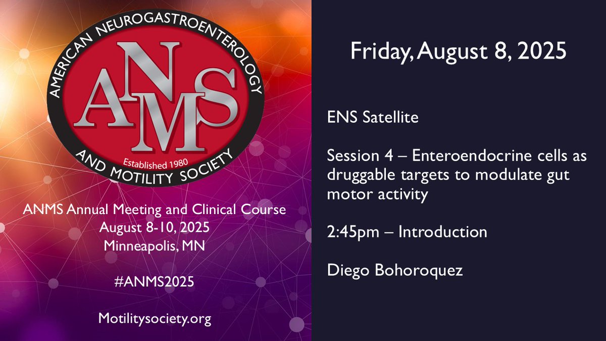 ANMSociety's tweet image. Want to learn more about pediatric chronic pain, the regulation of epithelial cells, and visceral pain? Register for #ANMS2025 today! motilitysociety.org/2025-anms-meet…