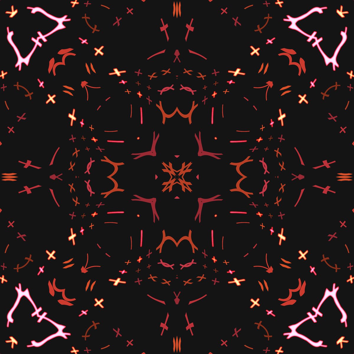 TeNinEightNFTs's tweet image. The actual rendering is always in square format (when you right click -&amp;gt; save as...) but the browser may just crop it from the center to always fill the screen.
#openform #GenerativeArt #fxhash