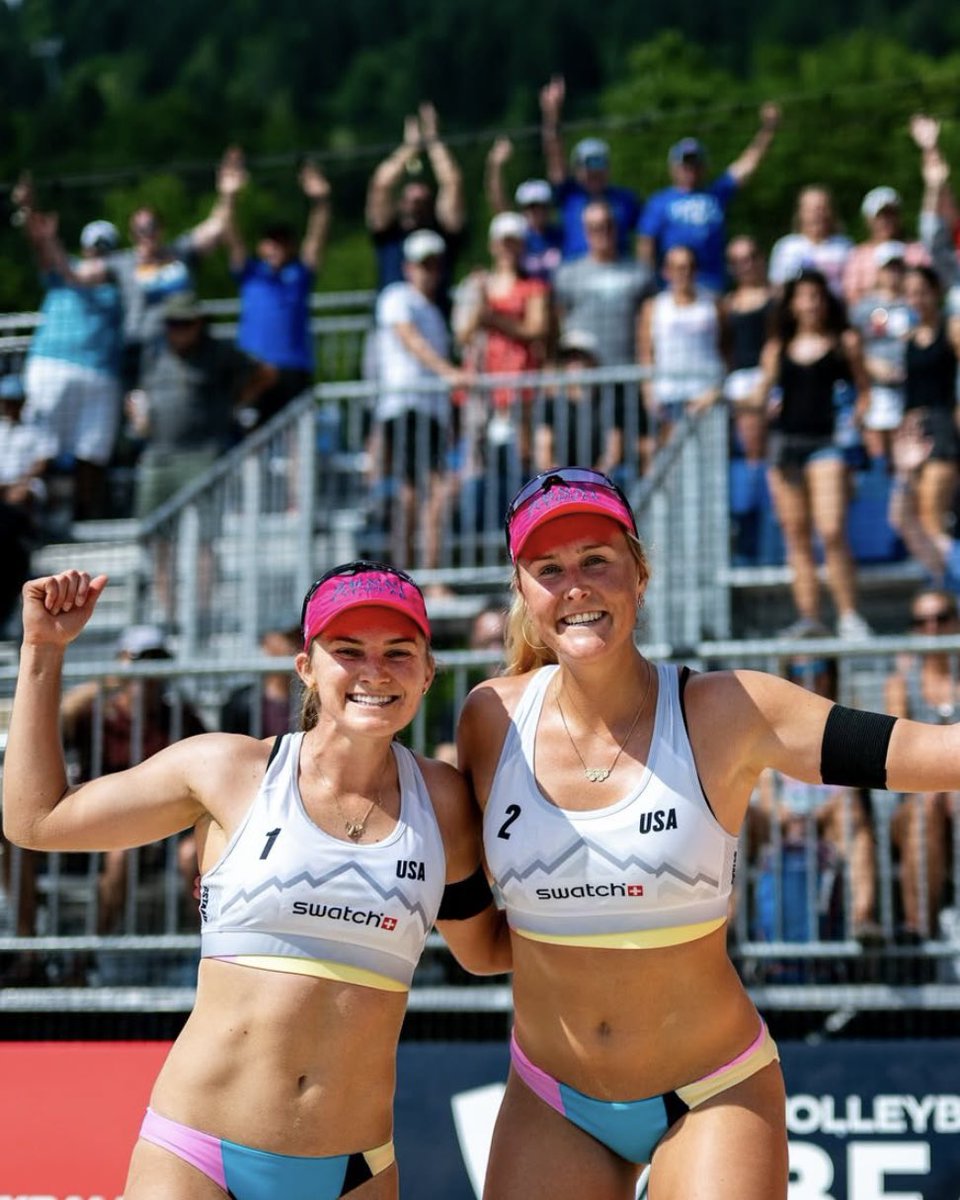 LSUBeachVB's tweet image. TKN Have Done it Again🏆🥇
Taryn & Kristen finish 1st at the Gstaad Pro Volleyballl Tour!