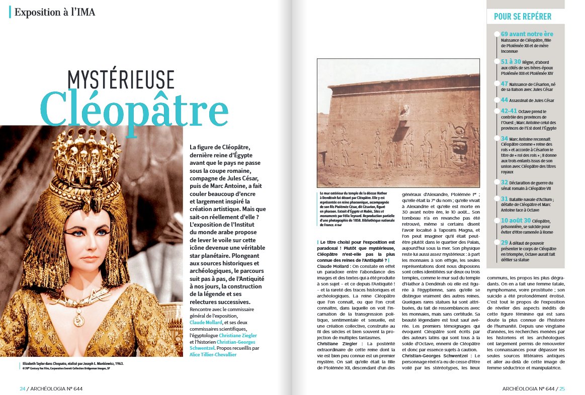 Interview dans <a href="/ArcheologiaMag/">Archéologia</a>  Merci à Alice Tillier-Chevallier <a href="/EditionsFaton/">Éditions Faton</a>