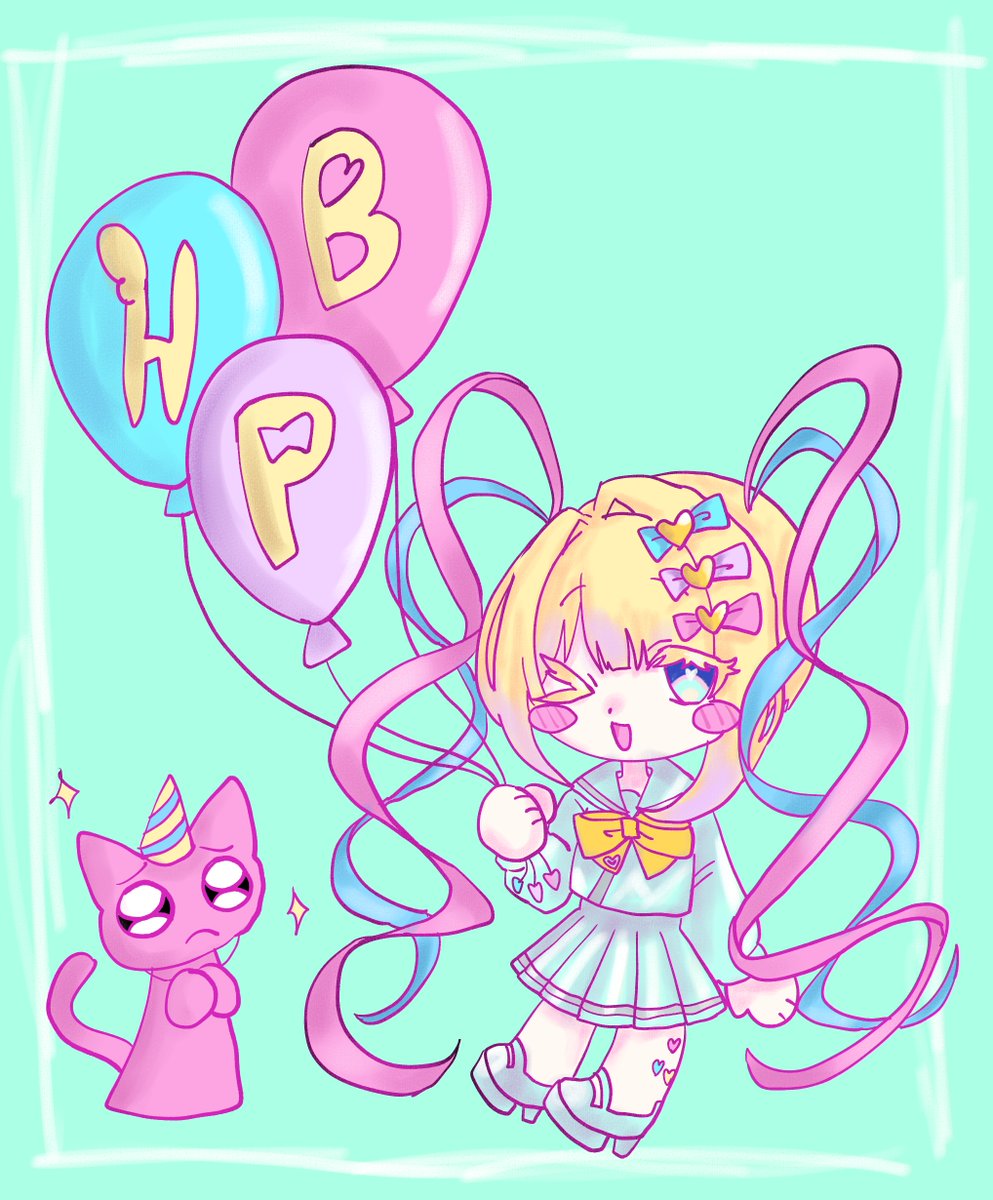 SunnySuiren's tweet photo. #超てんちゃん誕生祭2025 #超てんちゃん生誕祭2025 #NEEDY_pic #イラスト https://t.co/Qh4uc6pYrL
