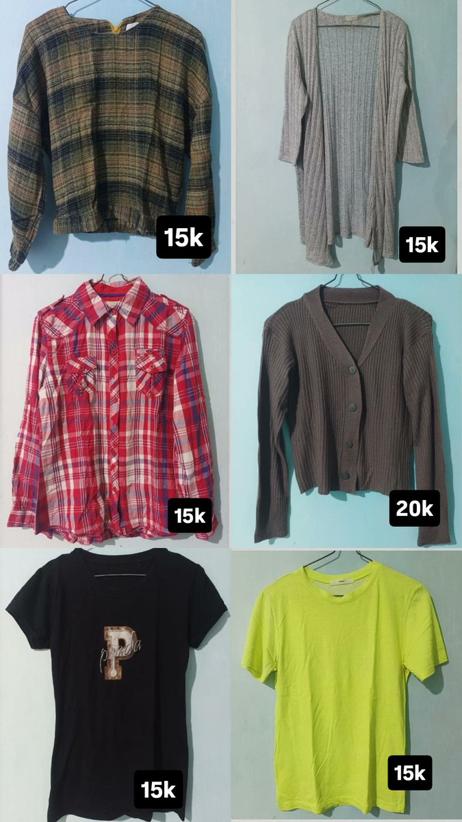 dimsumblackpepp's tweet photo. mau pl kurangin baju dilemari semua under 40k💸 ada sweater crop top uniqlo dry fit, kemeja nevada ,prada, street, story of lily ,sama baju renang Swimsuit ns swim
bisa oyennn🍊

#preloved https://t.co/FDicVREdvi