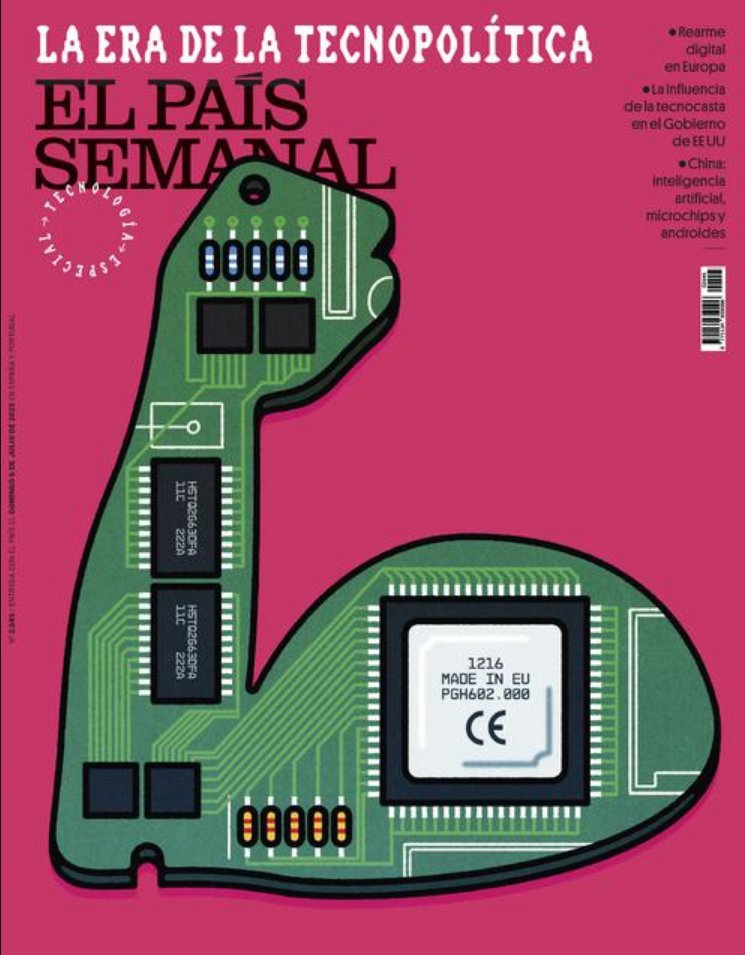 Marta Peirano (@minipetite) on Twitter photo Hoy en el especial tech de <a href="/elpaissemanal/">EL PAÍS SEMANAL</a> explico algo que sigue sin calar. No es Trump quien ha transformado el Capitalismo de plataformas en Tecnofascismo. Es al revés: ha sido el Capitalismo de datos lo que ha hecho posible a Trump. Buscadme dentro! elpais.com/eps/2025-07-05… Hoy en el especial tech de <a href="/elpaissemanal/">EL PAÍS SEMANAL</a> explico algo que sigue sin calar. No es Trump quien ha transformado el Capitalismo de plataformas en Tecnofascismo. Es al revés: ha sido el Capitalismo de datos lo que ha hecho posible a Trump. Buscadme dentro! elpais.com/eps/2025-07-05…