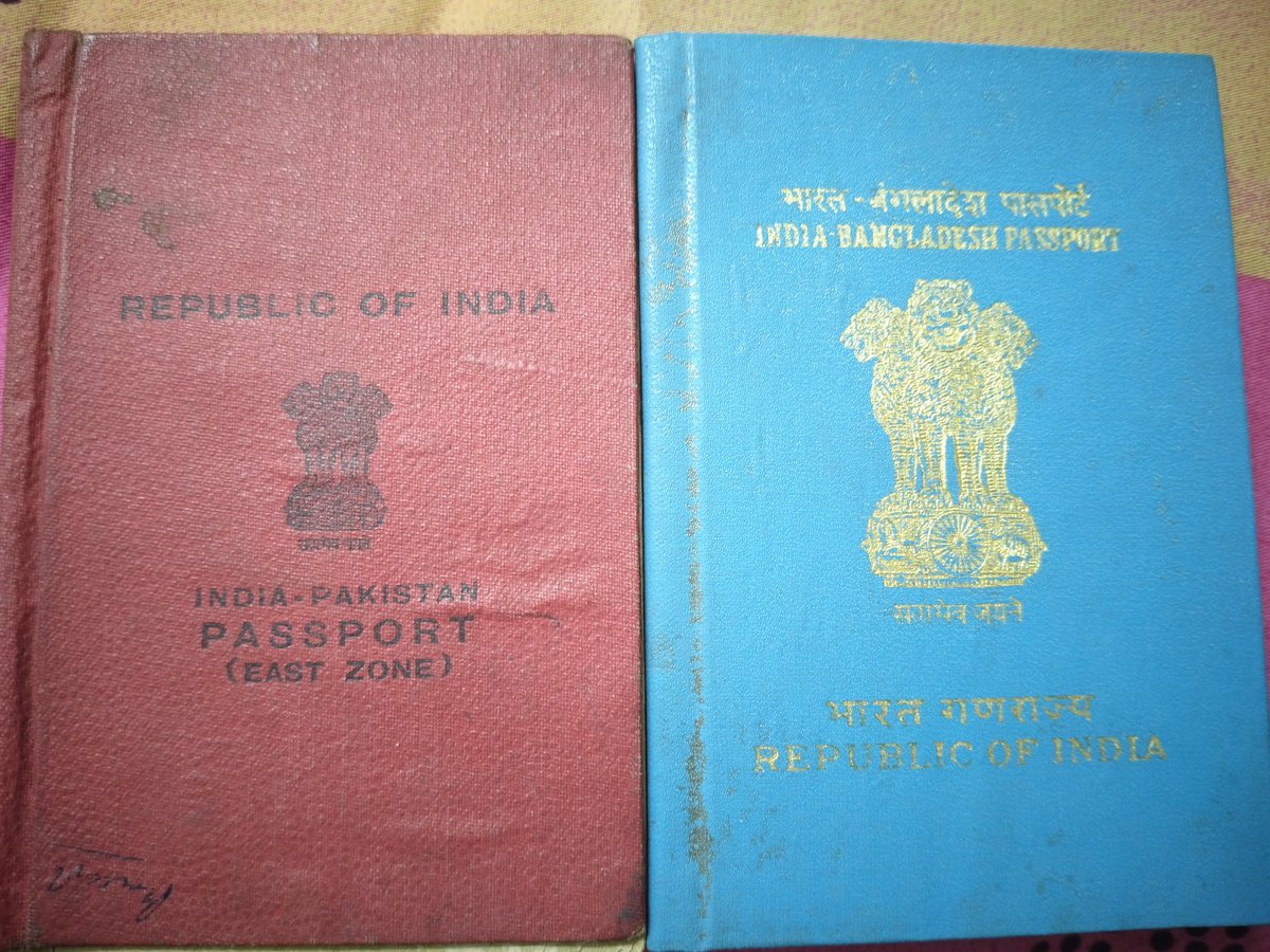 India - Pakistan Passport
&amp; 
India - Bangladesh Passport

Can anyone explain why these passports were issued?? 🤔