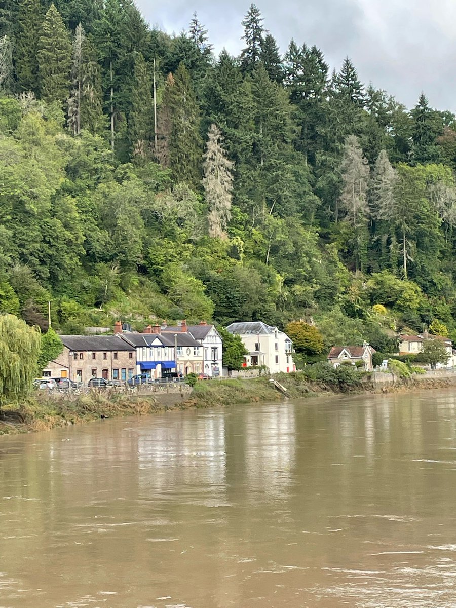 The Wye at Tintern, at this point the river is tidal