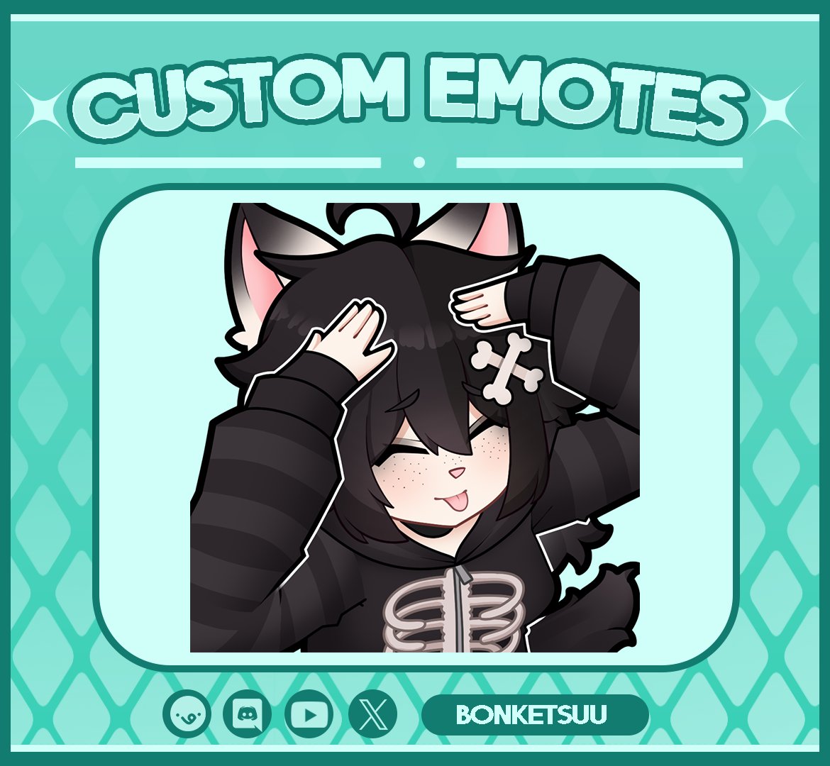 ❤️Comms from <a href="/phobosnyan/">Lime | Team Seafoam</a> ❤️
Thank you for your commission!

my commission is still available, DM me for order!   
on my VGEN : vgen.co/Bonketsuu

 #emotes #art #commissions #commissionsopen #illustration #ArtistsOnTwitter #VGen #VGenComm #etobleh