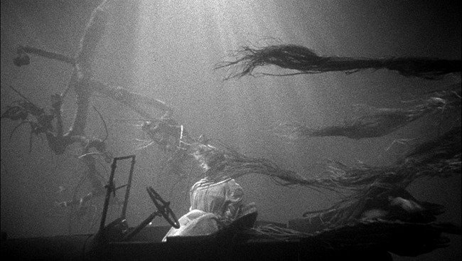 BenjaminCrew1's tweet image. The Night of the Hunter (1955). Stunningly beautiful film that draws equal influence from silent German expressionism cinema, The Bible, and Bugs Bunny