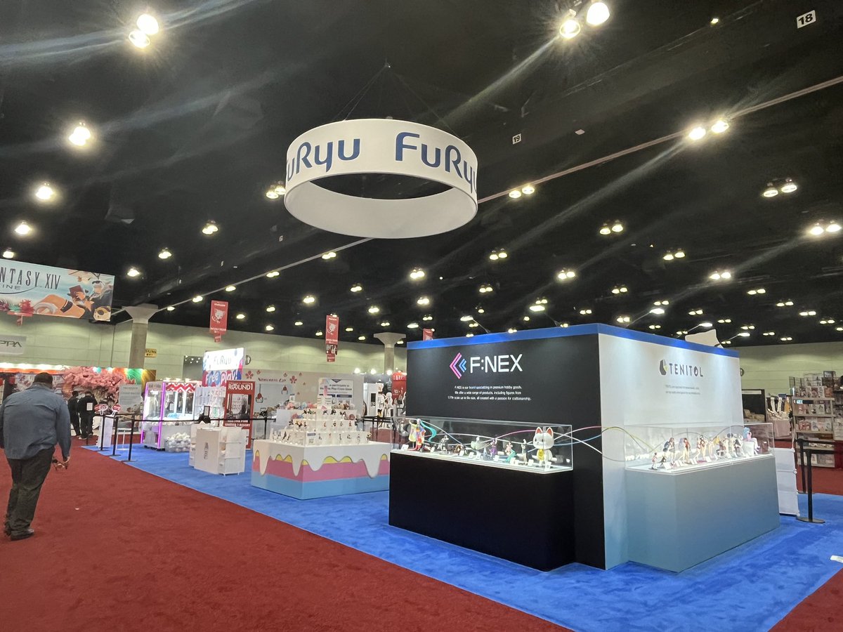 FURYU_collectib's tweet image. 📢 Final Day at Anime Expo 2025!
Swing by the FURYU booth for free crane game plays, figure displays, and exclusive previews of upcoming anime!
We’re also screening the PV for our original video game title &quot;Varlet&quot;—featuring a special autograph wall by producer Hideaki Ito!…