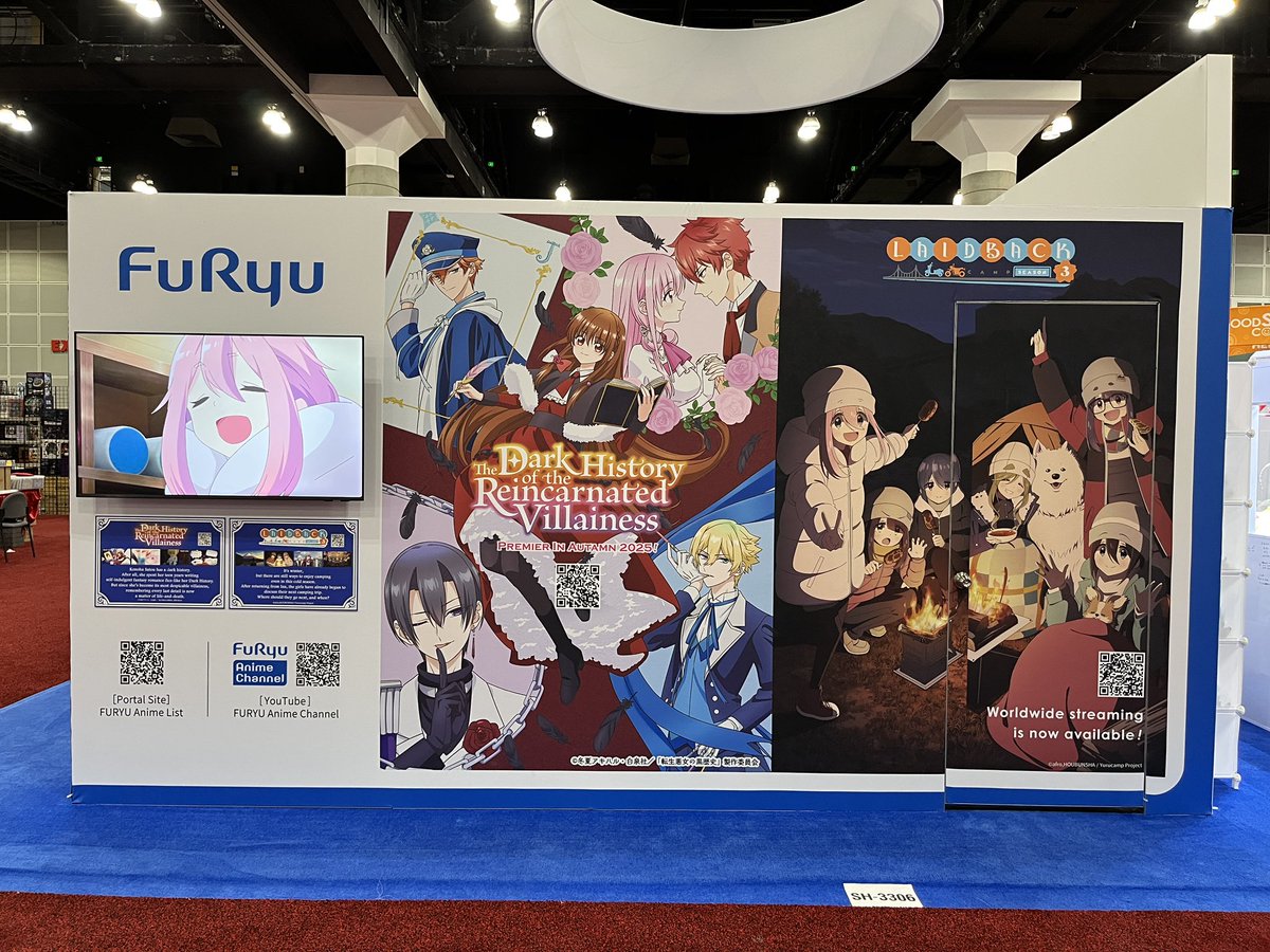 FURYU_collectib's tweet image. 📢 Final Day at Anime Expo 2025!
Swing by the FURYU booth for free crane game plays, figure displays, and exclusive previews of upcoming anime!
We’re also screening the PV for our original video game title &quot;Varlet&quot;—featuring a special autograph wall by producer Hideaki Ito!…