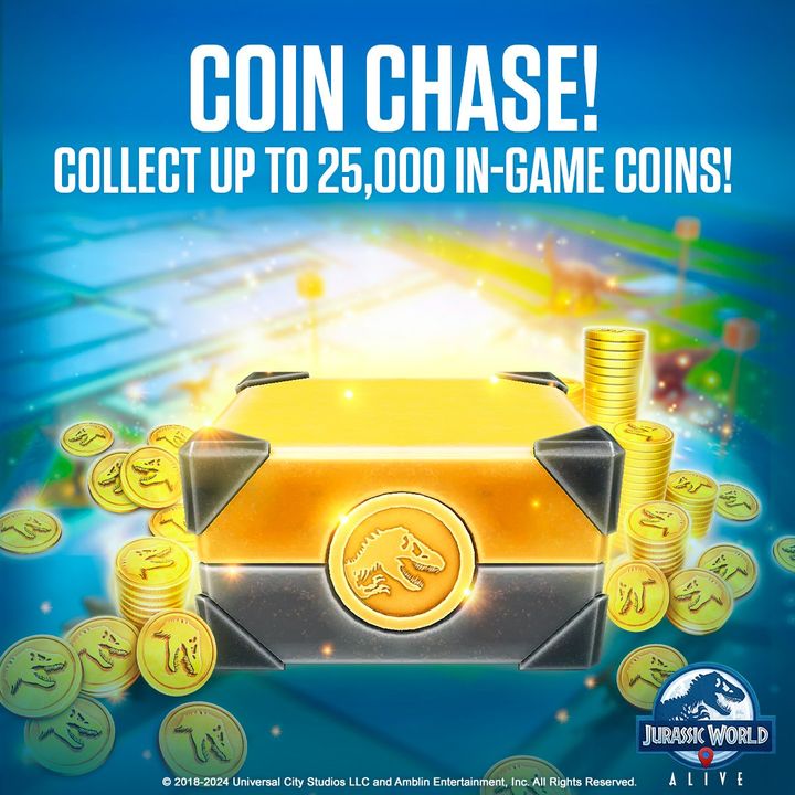 JWorldAlive's tweet image. Cha-ching! The Coin Chase event is live!

Don&apos;t miss out on this once-a-week event! Will you collect all the in-game coins?

Play now! ✨ ludia.gg/JWA25_706