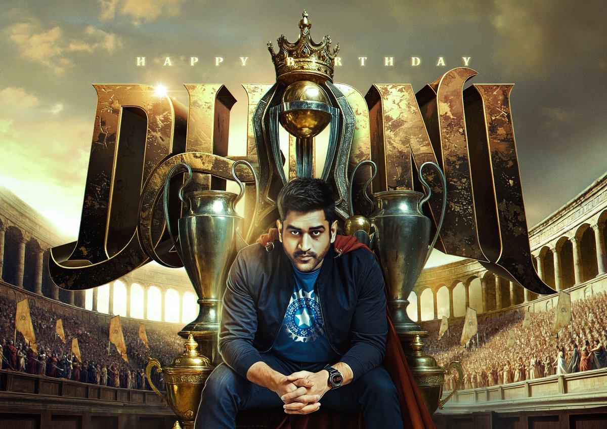 Here are the Three Tags to celebrate our ICON @MSDhoni's 44th Birthday 🎂❤️

▶️ #DhoniTheDemiGod
▶️ DHONI THE BRAND 
▶️ #HappyBirthdayDhoni