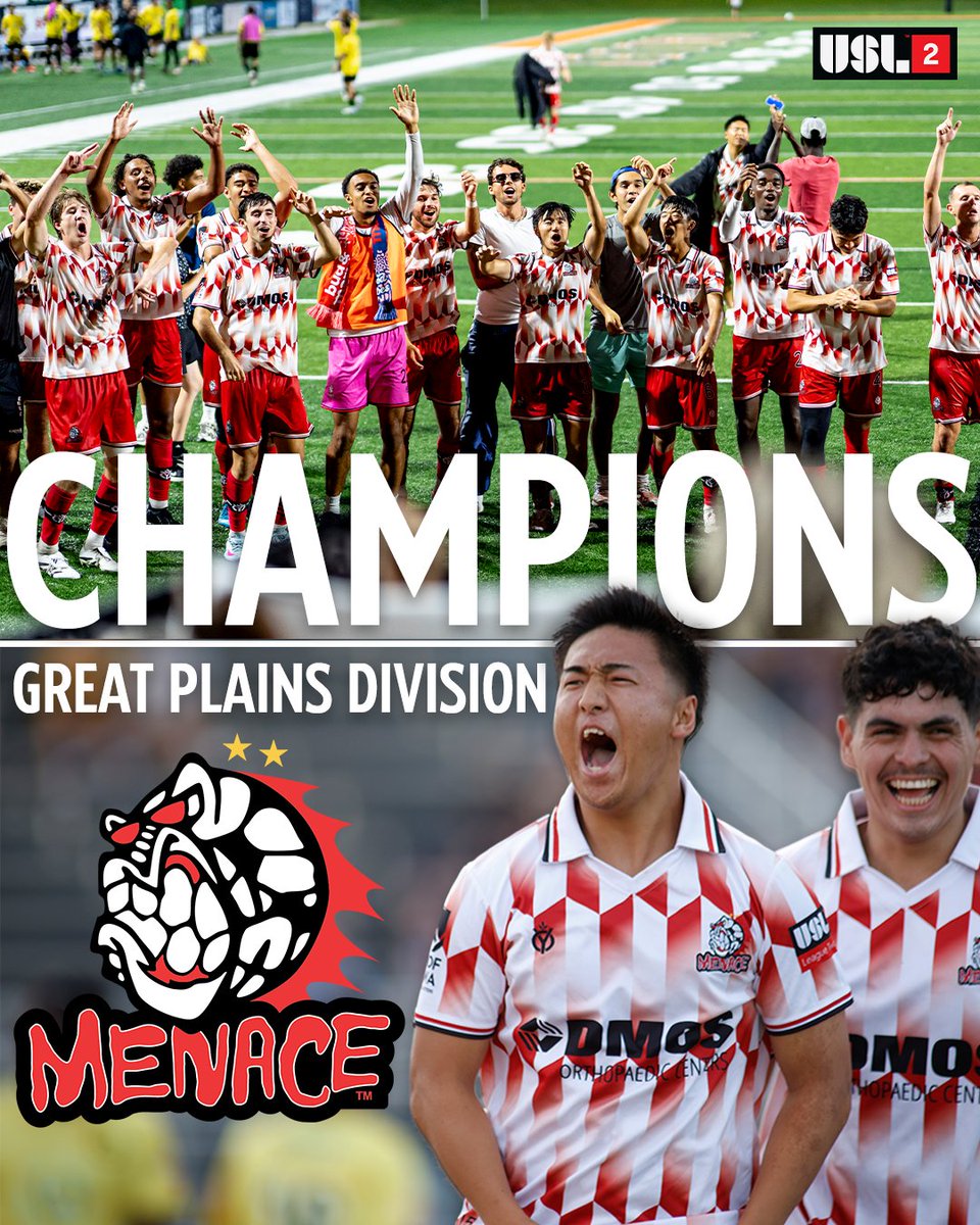 🏆 GREAT PLAINS DIVISION CHAMPIONS 🏆

We ran the table. We raised the standard. We are the Kings of the Great Plains.

#UpTheMenace