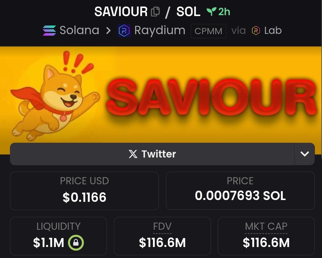 Crypto Gunter (@cryptogunter_) on Twitter photo I don't know about you, but i find this so bullish about <a href="/mobyagent/">MobyScreener</a>..
After 98.3% of the supply was burned, Mobyscreener quickly updated the MC in relation to the remaining supply. This just goes to show how fast and helpful these real-time updates are on <a href="/mobyagent/">MobyScreener</a>. I don't know about you, but i find this so bullish about <a href="/mobyagent/">MobyScreener</a>..
After 98.3% of the supply was burned, Mobyscreener quickly updated the MC in relation to the remaining supply. This just goes to show how fast and helpful these real-time updates are on <a href="/mobyagent/">MobyScreener</a>.