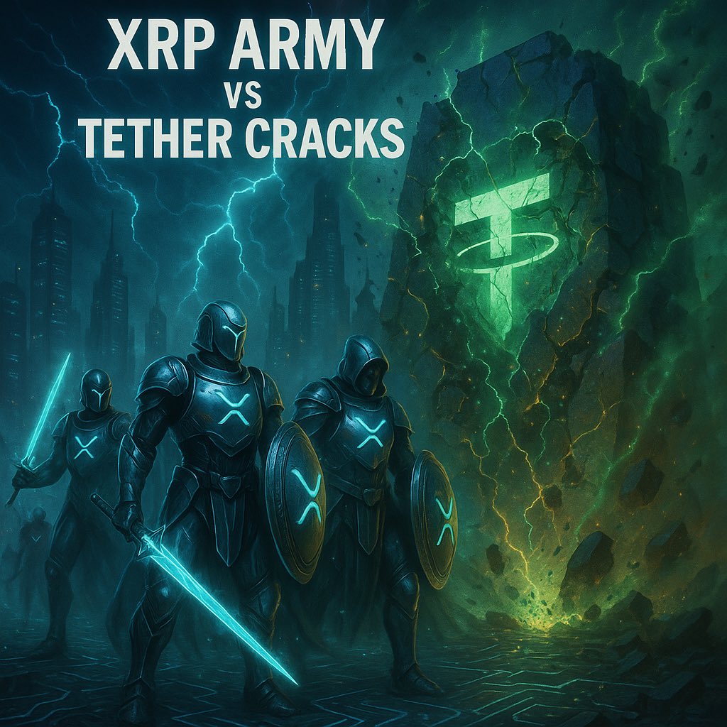 FivewithaG's tweet photo. π We are in Digital War. XRP stands armored in truth, while Tether cracks under the pressure of time. Choose your side before the system resets. βοΈπ‘οΈ
#XRPArmy #CryptoWar #TetherCollapse #ISO20022 #CryptoNarrative #DigitalAssets https://t.co/UVFfL80VHB