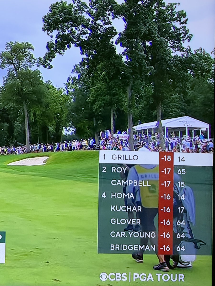 Gotta love seeing two West Florida Golf Tour winners on top of the leaderboard on the ⁦<a href="/PGATOUR/">PGA TOUR</a>⁩ Kevin Roy &amp; Emiliano Grillo. ⁦<a href="/acaseofthegolf1/">Monday Q Info</a>⁩