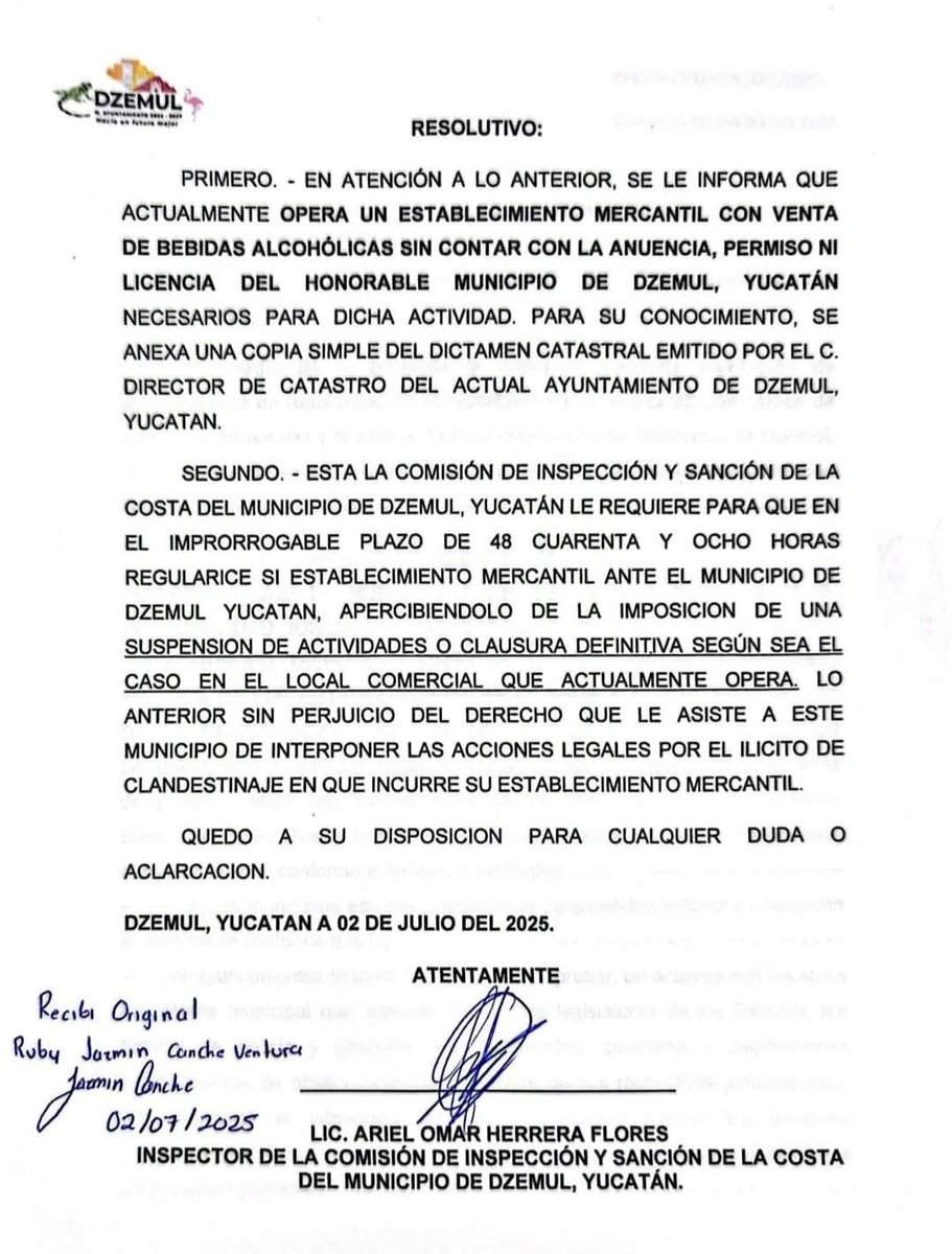 RodajeVisual's tweet image. En un comunicado emitido por Dzemul hará pública la evidencia de que elementos de la SSP (Secretaria de Seguridad Pública del Estado de Yucatán) ya se encontraban en los locales comerciales y que intervenían el trabajo administrativo del personal del Ayuntamiento de Dzemul 24-27