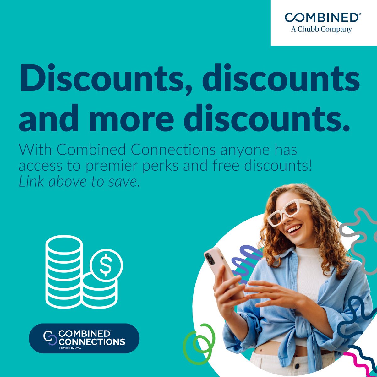 Saving money isn't always easy, but with #CombinedConnections it can be! With free perks and discounts, available to anyone, you can spend less on the things you love. Use the link below to see how much you can save!

bit.ly/2LPcWdT