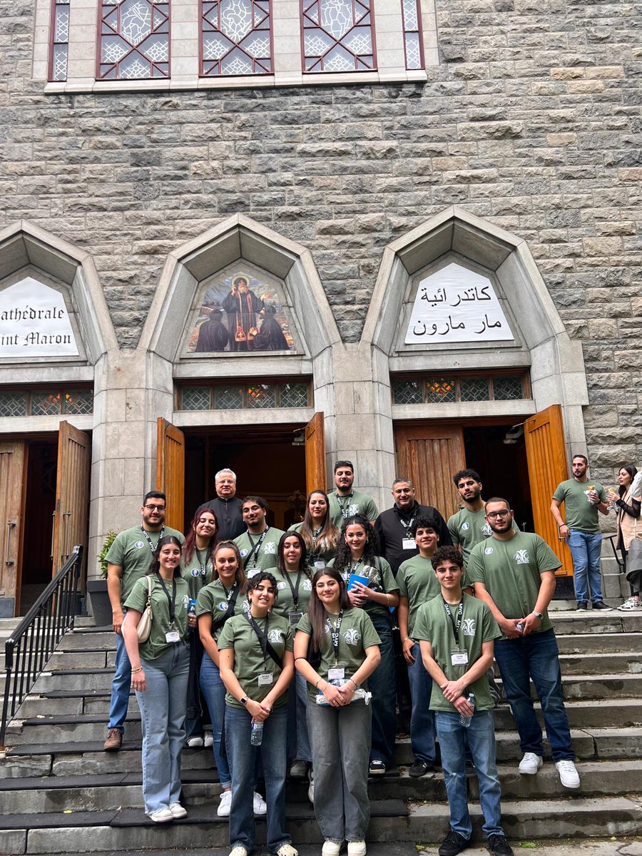 MsgrZouein2's tweet photo. @stpeterparish1 @stpeterparish1 MYC 2025 Montréal from Fredericton NB Canada  , Saint Charbel's Youth  with Rev. Tony El Helo Parish Priest, on Victoria Weekend , May 2025. https://t.co/ns5uqZSx2E