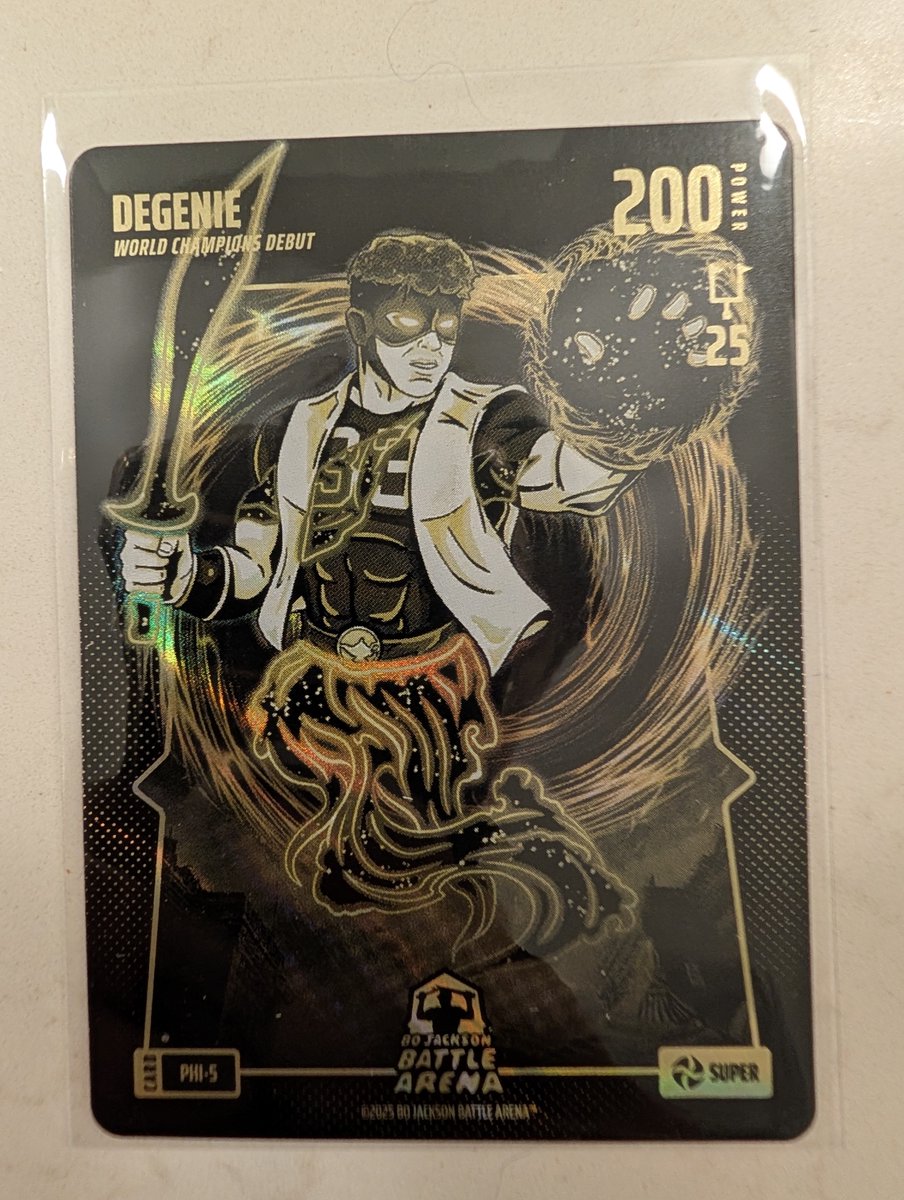 <a href="/BoBattleArena/">Bo Jackson Battle Arena</a> pulled the 1 of 1 Degenie of the Super Bowl Champs. Go Birds!