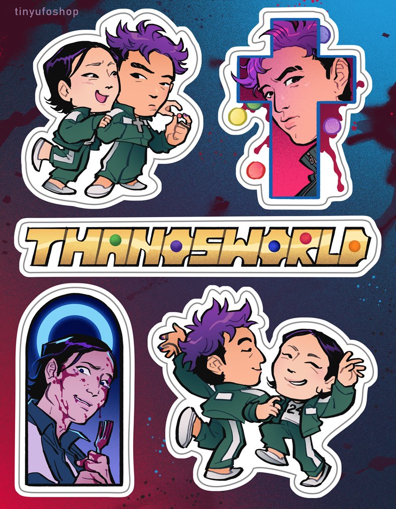 tinyufoboss's tweet image. while i resist the urge to make merch squid game 3... let's revisit everything i've made thus far ✨
#squidgame #thangyu #inhun nyaaa