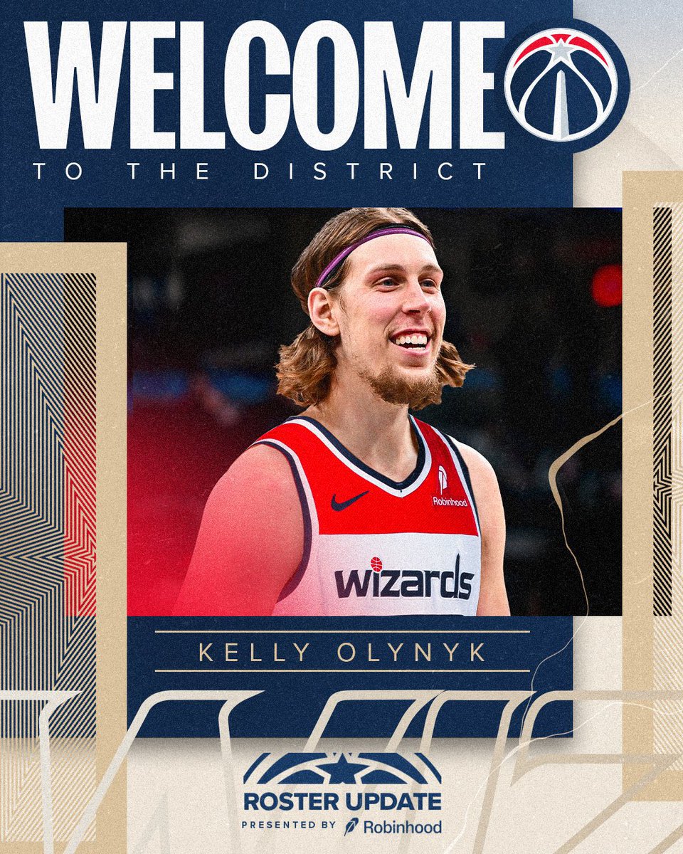 Bienvenido a D.C. <a href="/KellyOlynyk/">Kelly Olynyk</a> 🤝