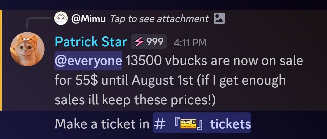 DM me or make a ticket in my server! discord.gg/HbpjYVBQDX