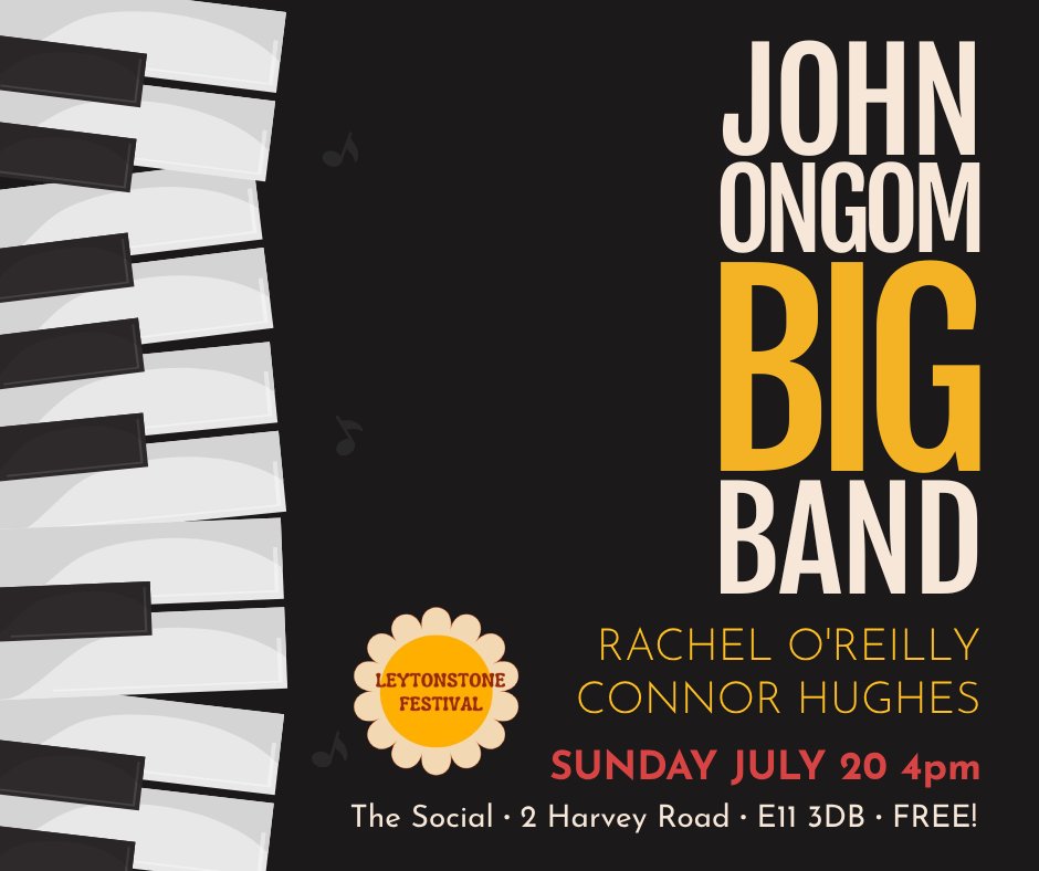 Very happy to be part of the Leytonstone Festival once again! We'll be playing Sunday July 20th from 4pm at The Social, Leytonstone, E11 3DB. Featuring Connor Hughes and Rachel O'Reilly  - all FREE! Come join us!