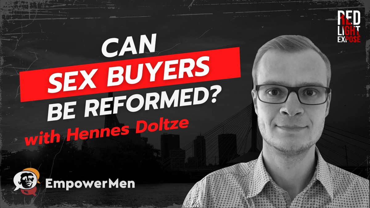 RedLightExpose's tweet image. New episode out tomorrow! @heinzsight2020 interviews Hennes Doltze of @EmpowerMenCan on male allyship in the fight against commercial sexual exploitation and the effectiveness of so-called "john schools".
This will be the first episode of our #MenForEquality series, where we…
