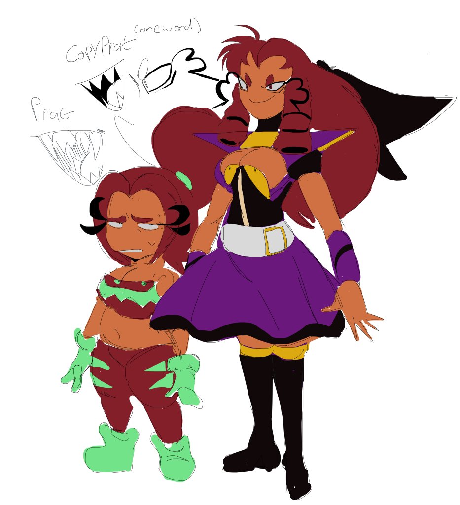 AfricanMegaman's tweet image. NEW CHARACTER!
Her name is Copy Prat(WIP name)
She's a clone of Prat that has no issue with being one because she sees herself as Prat's superior