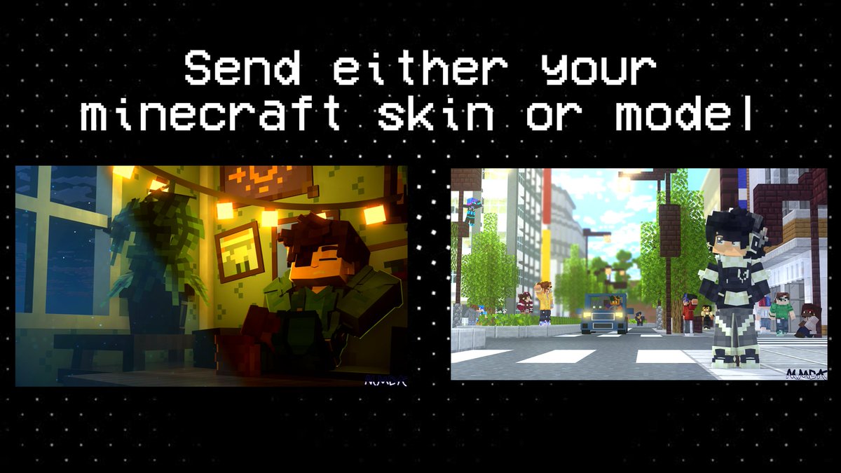 MMC_Animations's tweet image. New commission sheet | Render Commissions are open | #mineimator #minecraft