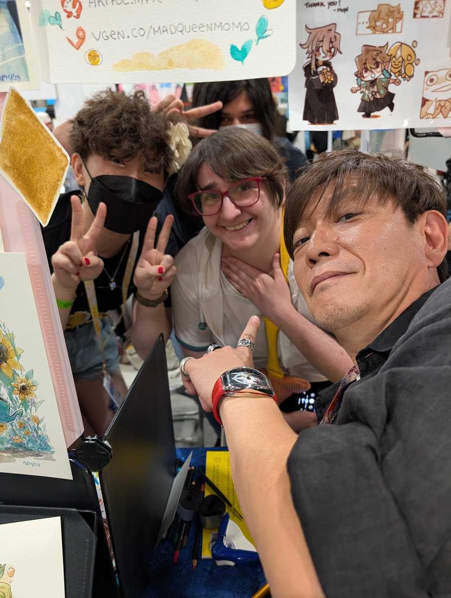 we met Yoshi-P at Anime Expo!