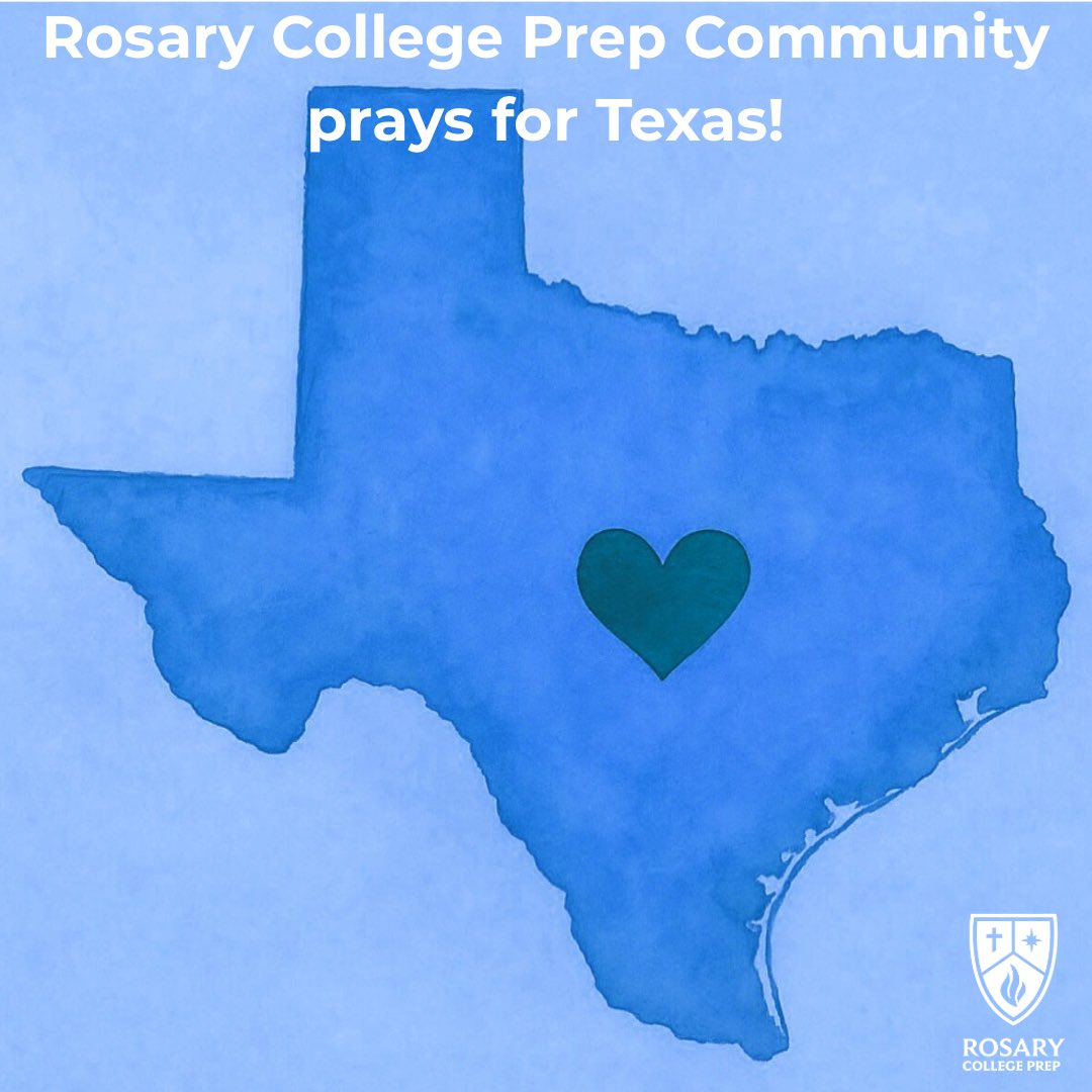 Please pray for all affected by the Texas floods: especially the Camp Mystic community in Hunt. May God’s presence bring peace and strength.

God of mercy, protect the vulnerable, strengthen the weary, and guide those who help.
Amen.

#RosaryCollegePrep #PrayersForTexas