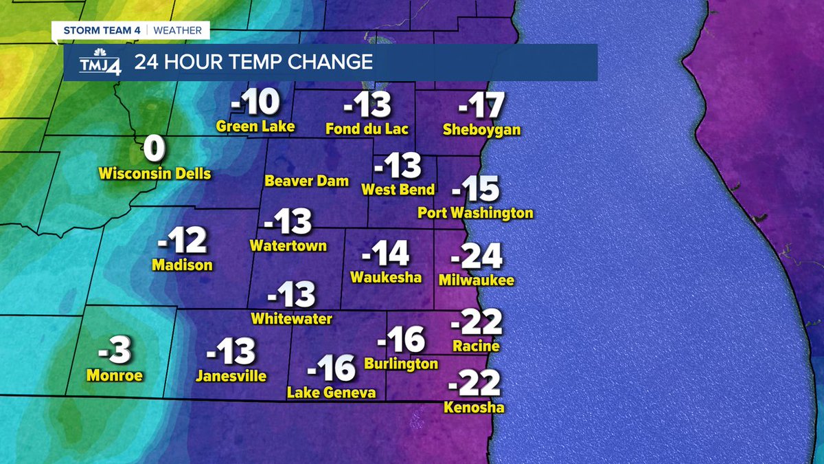WOW, look at the major difference in temps Sunday afternoon compared to Saturday afternoon!
Which do you prefer, hot and sunny or cloudy and cooler? #wiwx