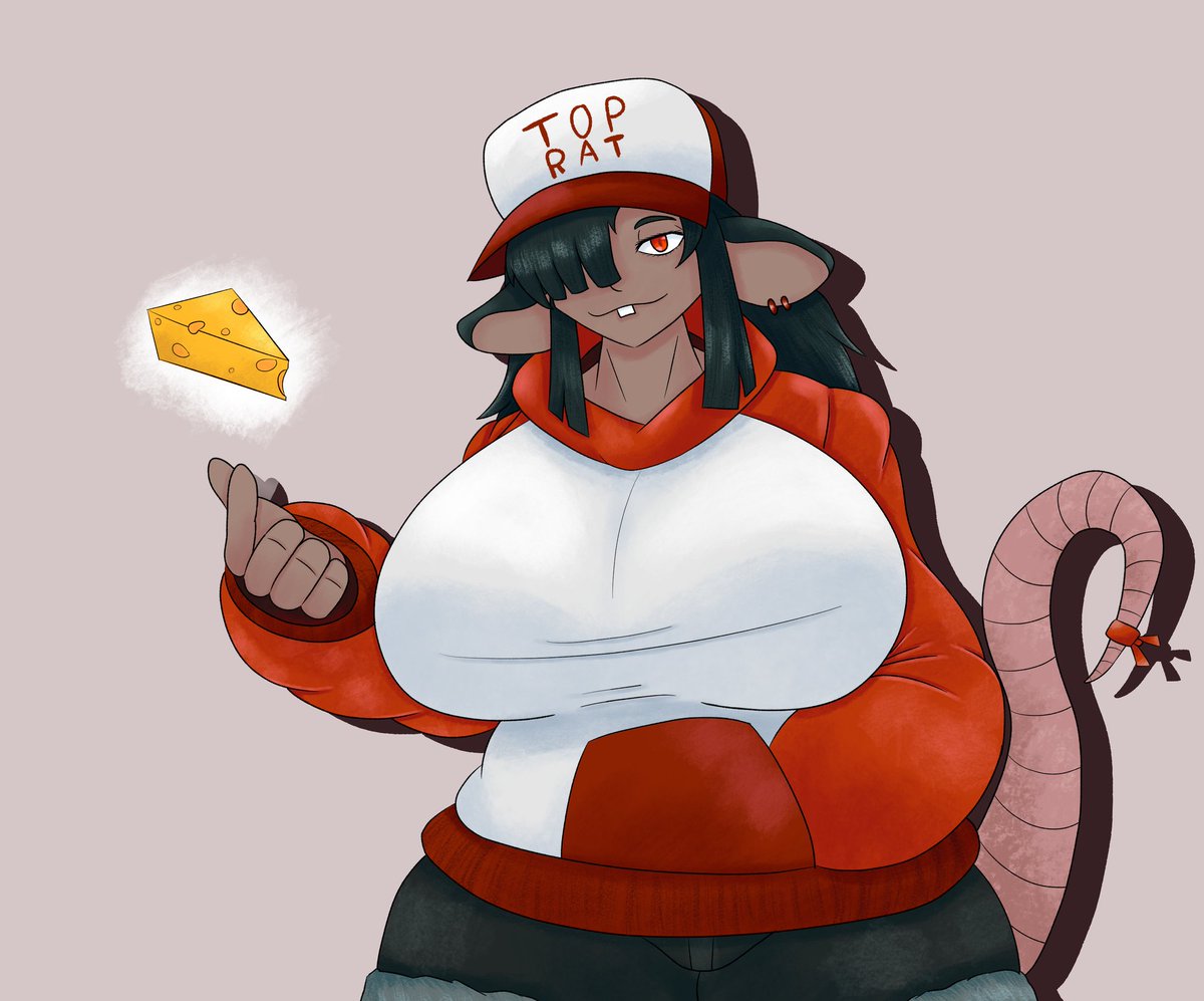 I drew <a href="/yefluga/">Yefluga 🇺🇸</a> 's squishy rat
I can't think of any gouda cheese puns, somebody else write something chedder than this.