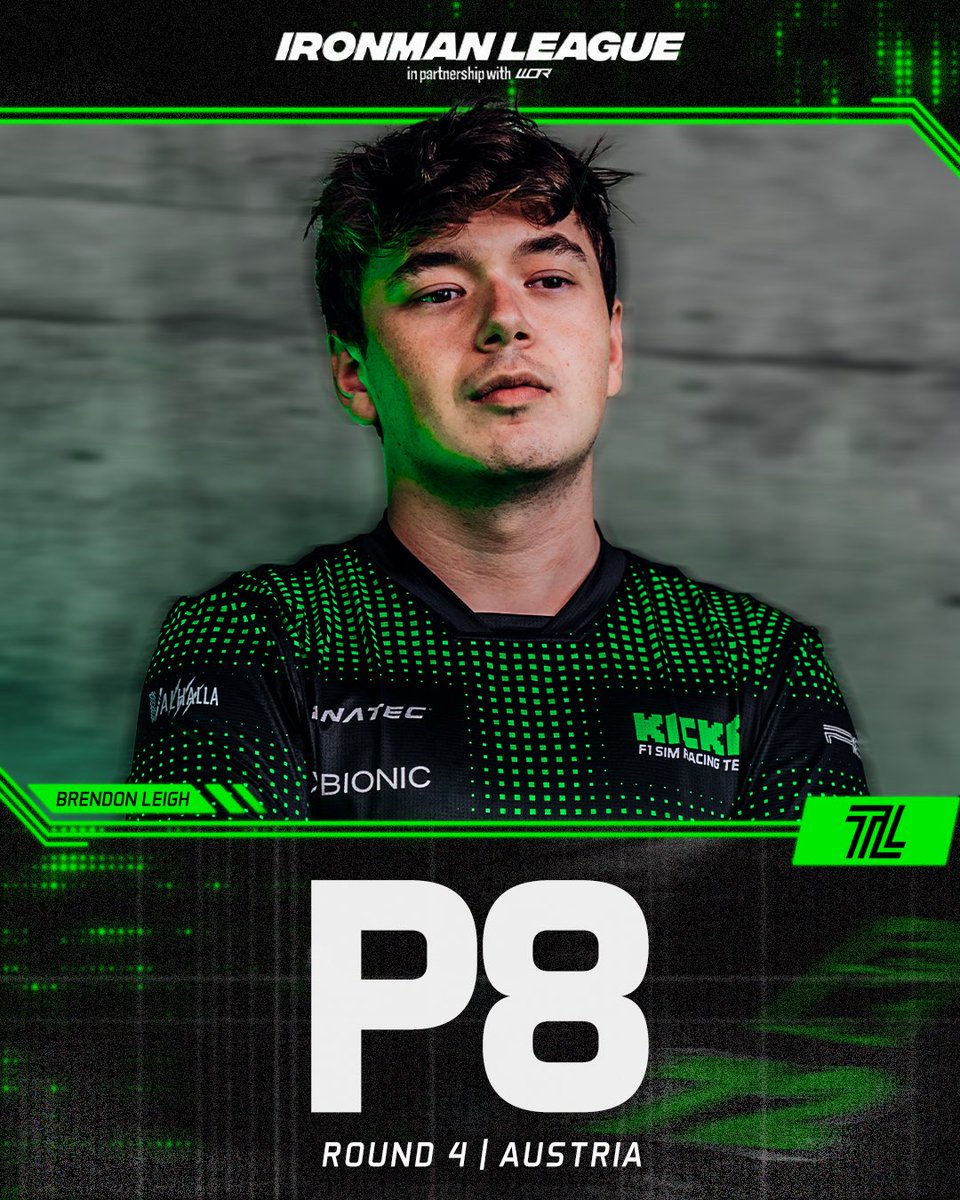 P8 for <a href="/BrendonLeigh72/">Brendon Leigh</a> in Round 4 of <a href="/ironmanleaguef1/">Ironman League X WOR</a> 🇦🇹
