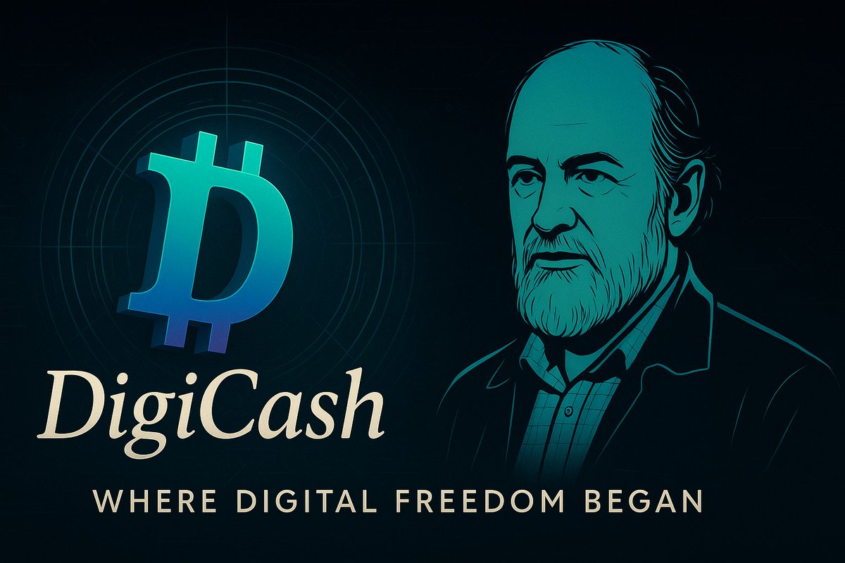 David Chaum:
The mind that minted digital freedom.

#DIGICASH was the first crypto.
The OG that inspired the rest.