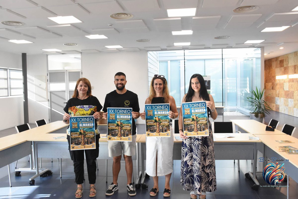 BalónParado.es (@balon_parado) on Twitter photo El Club Ajedrez Almansa♟🏰 prepara su XX Torneo de Promoción🏆🏅♟
📰 La noticia
📸 Fotos
🌐 En la web BalonParado. 📱💻
<a href="/AlmansaCiudad/">AlmansaCiudad</a> <a href="/AlmansaPeriodic/">El Periódico de Almansa</a> <a href="/ChessAlmansa/">Club Ajedrez Almansa</a>
👇🏼👇🏼
balonparado.es/el-club-ajedre… El Club Ajedrez Almansa♟🏰 prepara su XX Torneo de Promoción🏆🏅♟
📰 La noticia
📸 Fotos
🌐 En la web BalonParado. 📱💻
<a href="/AlmansaCiudad/">AlmansaCiudad</a> <a href="/AlmansaPeriodic/">El Periódico de Almansa</a> <a href="/ChessAlmansa/">Club Ajedrez Almansa</a>
👇🏼👇🏼
balonparado.es/el-club-ajedre…