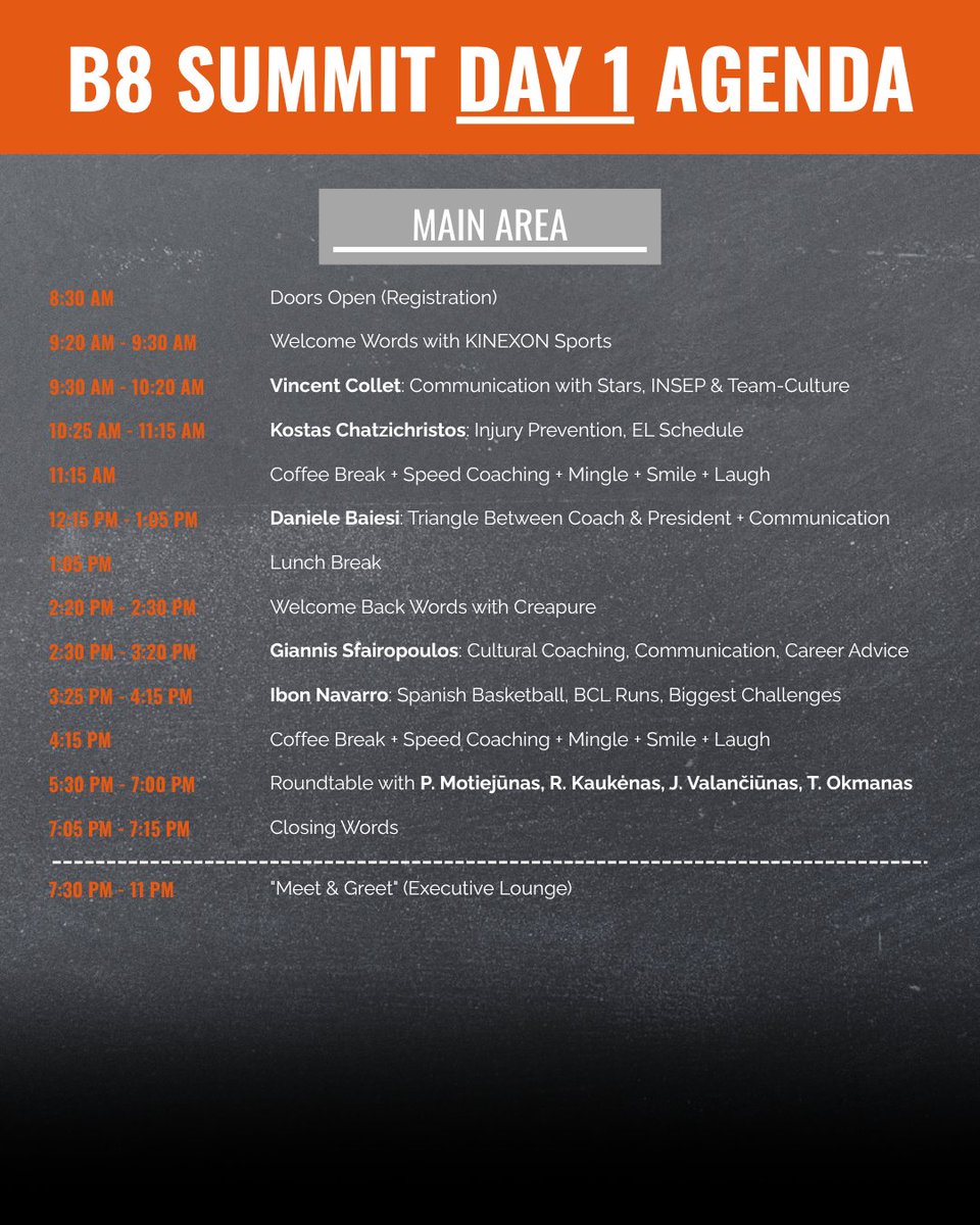 B8summit's tweet image. Full B8 Summit 2025 agenda!
From main stage talks to exclusive workshops, round-table conversations & elite Q&A with Paulius Motiejลซnas on Day #2, everything you need to plan your day in one place.
๐ Cyber City, Vilnius
๐
July 8โ9, 2025
Save it. Share it. See you soon!