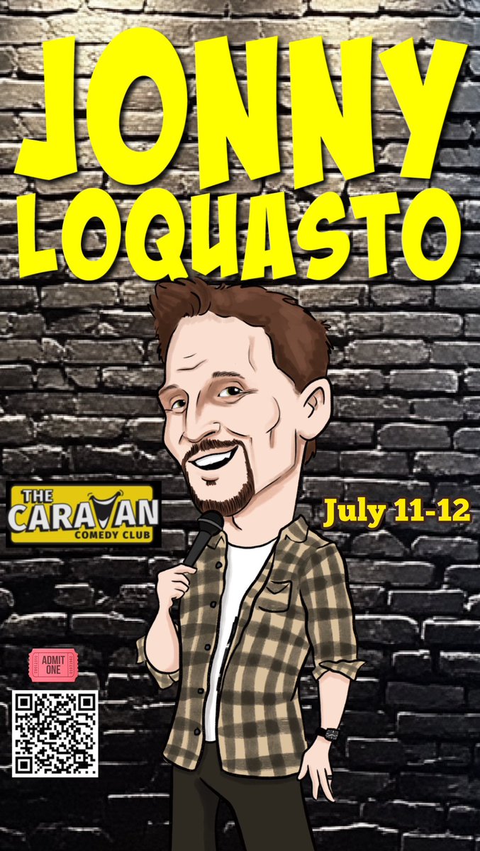 Jonny Loquasto (@jquasto) on Twitter photo Louisville! I’m at <a href="/thecaravanlou/">The Caravan</a> this weekend 🎤 July 11 & 12 - two shows each night. If you’re in town and want these jokes, let’s bash!
🎟️: thecaravan2017.com/events/115462 Louisville! I’m at <a href="/thecaravanlou/">The Caravan</a> this weekend 🎤 July 11 & 12 - two shows each night. If you’re in town and want these jokes, let’s bash!
🎟️: thecaravan2017.com/events/115462