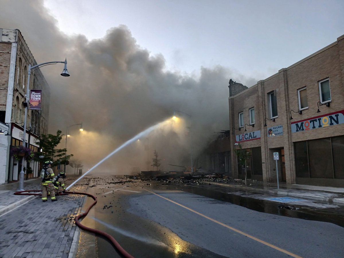 Saddened to hear about the arson this morning in downtown St. Thomas. Among the buildings burned was my former campaign office, as it happened. 

Thank you to the St. Thomas Fire Department so swiftly containing the damage and to St. Thomas police for apprehending the suspect.