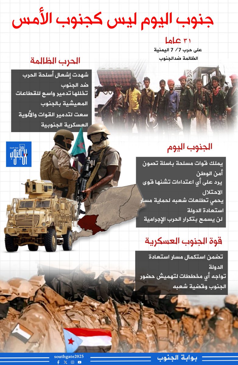 #يوم_الاحتلال_اليمني_للجنوب