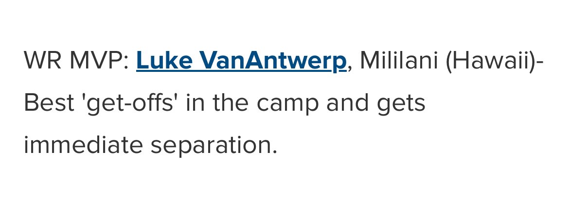Thank you <a href="/GregBiggins/">Greg Biggins</a> and <a href="/BrandonHuffman/">Brandon Huffman</a> for the write up and recognition! 🙏 

<a href="/247Sports/">247Sports</a> <a href="/JPickett808/">Joe Pickett</a> <a href="/satele64/">Samson Satele</a>