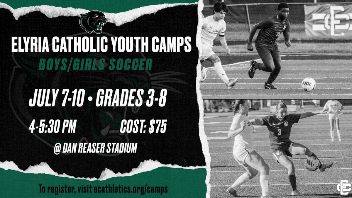 🚨 Just a reminder! 🚨
Both our Soccer and Softball Camps start tomorrow! ⚽🥎

There's still time to register — don’t miss out on the fun!
👉 Sign up now at elyriacatholic.com